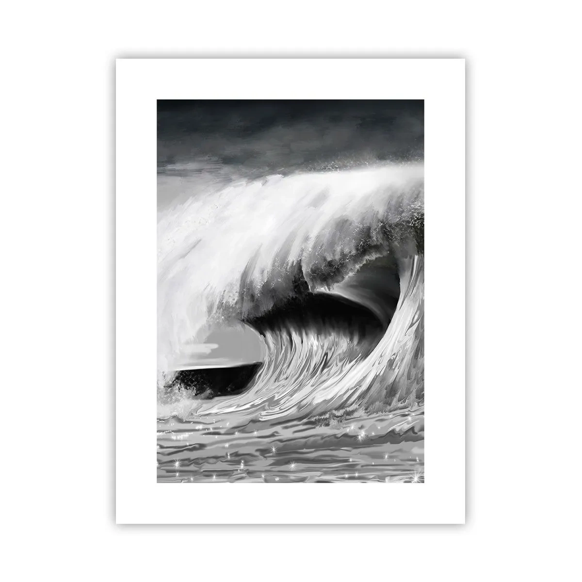 Pôster - A ira do oceano - 30x40 cm