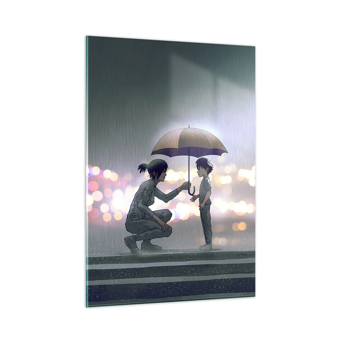 Quadro em vidro - Está tudo bem agora - 50x70 cm