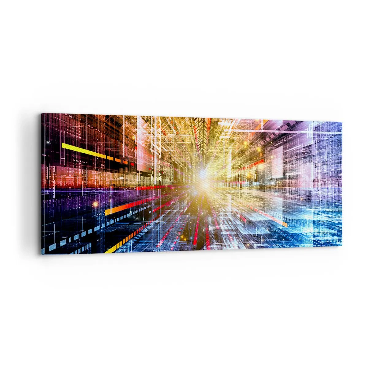 Quadro em tela - Corredor de luz - 100x40 cm