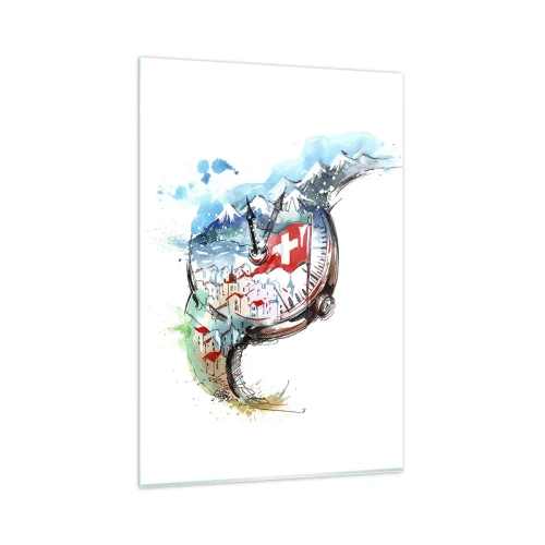 Quadro em vidro - O Espírito da Suíça - 80x120 cm