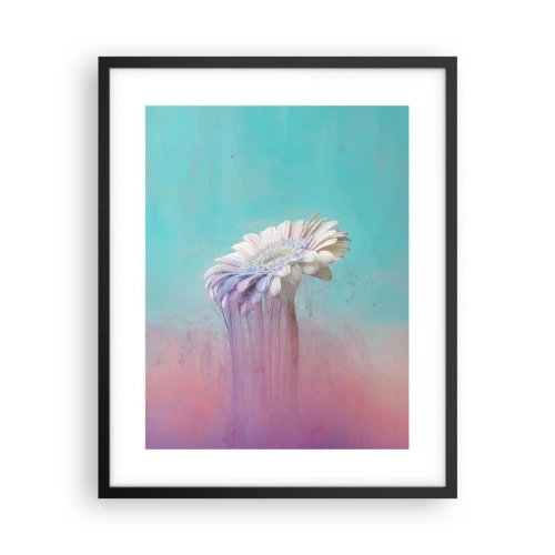 Pôster com moldura preta - O submundo das flores - 40x50 cm