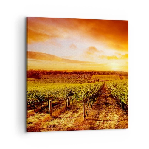 Quadro em tela - Delicadamente frutado com um toque de sol - 60x60 cm