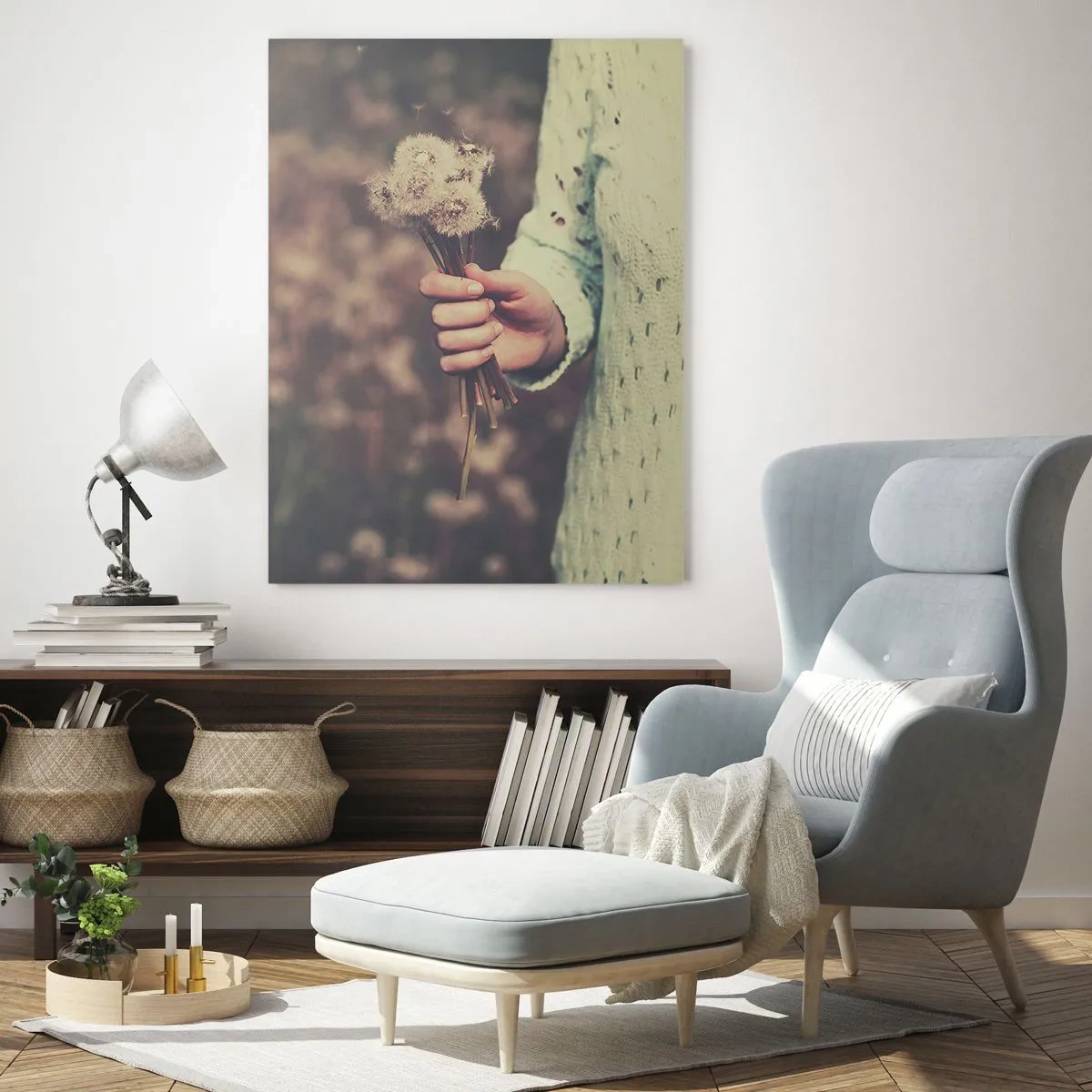 Quadro em vidro - Fique com isto, por favor - 70x100 cm