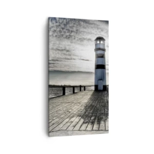 Quadro em tela - Marinheiros, aguardo ansiosamente - 45x80 cm