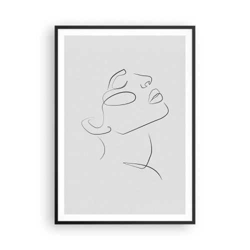 Pôster com moldura preta - Os meandros dos sonhos - 70x100 cm