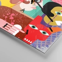 Mostrador com traços