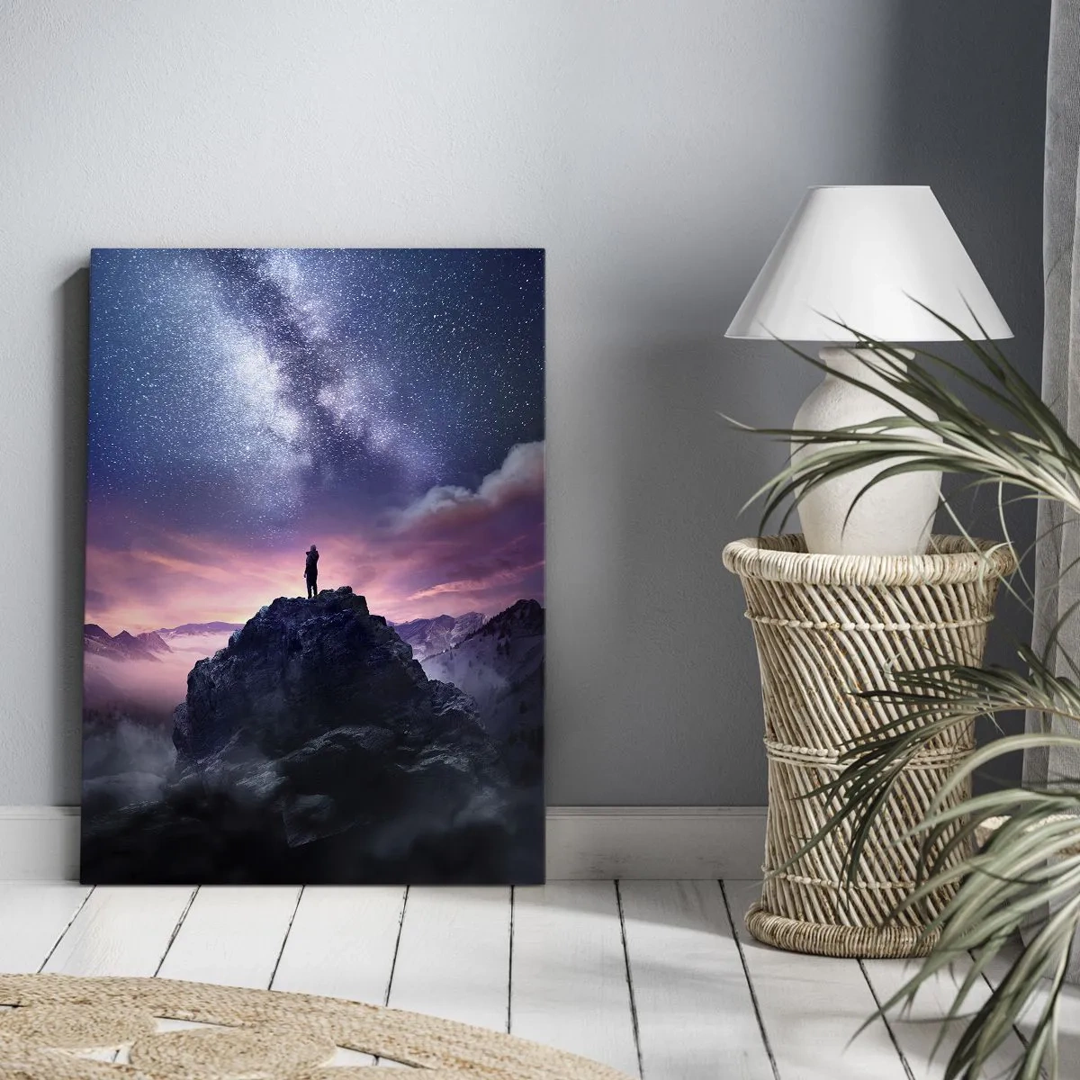 Quadro em tela - E sentiu a vida - 80x120 cm