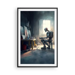 Pôster com moldura preta - O ato de criação - 61x91 cm