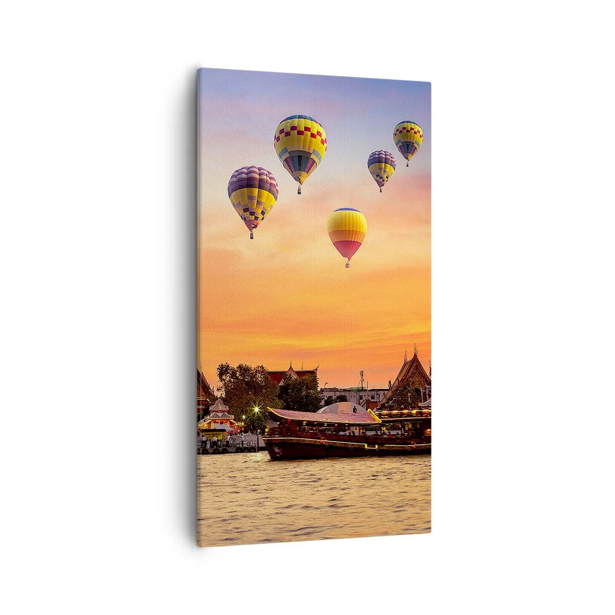 Quadro em tela - É aqui que nascem os contos de fadas - 55x100 cm