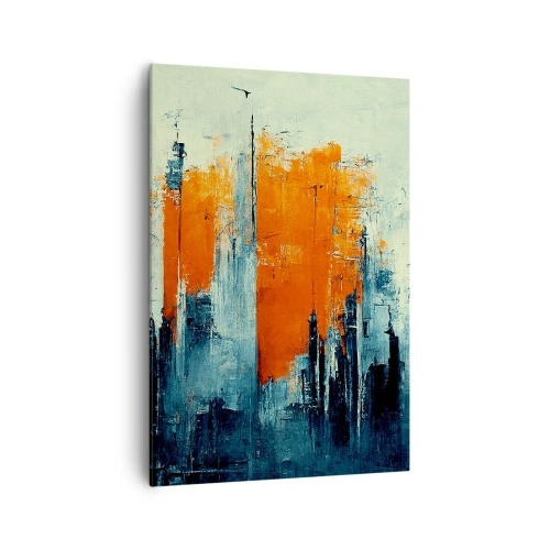 Quadro em tela - Paisagem moderna - 70x100 cm