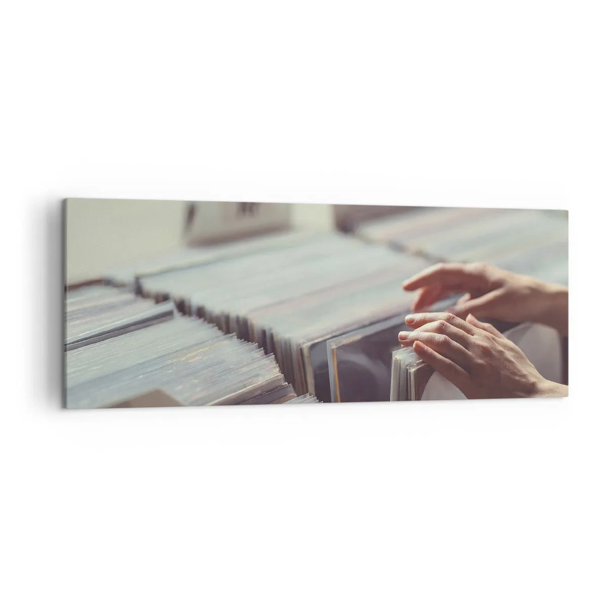 Quadro em tela - Em busca de emoções - 140x50 cm