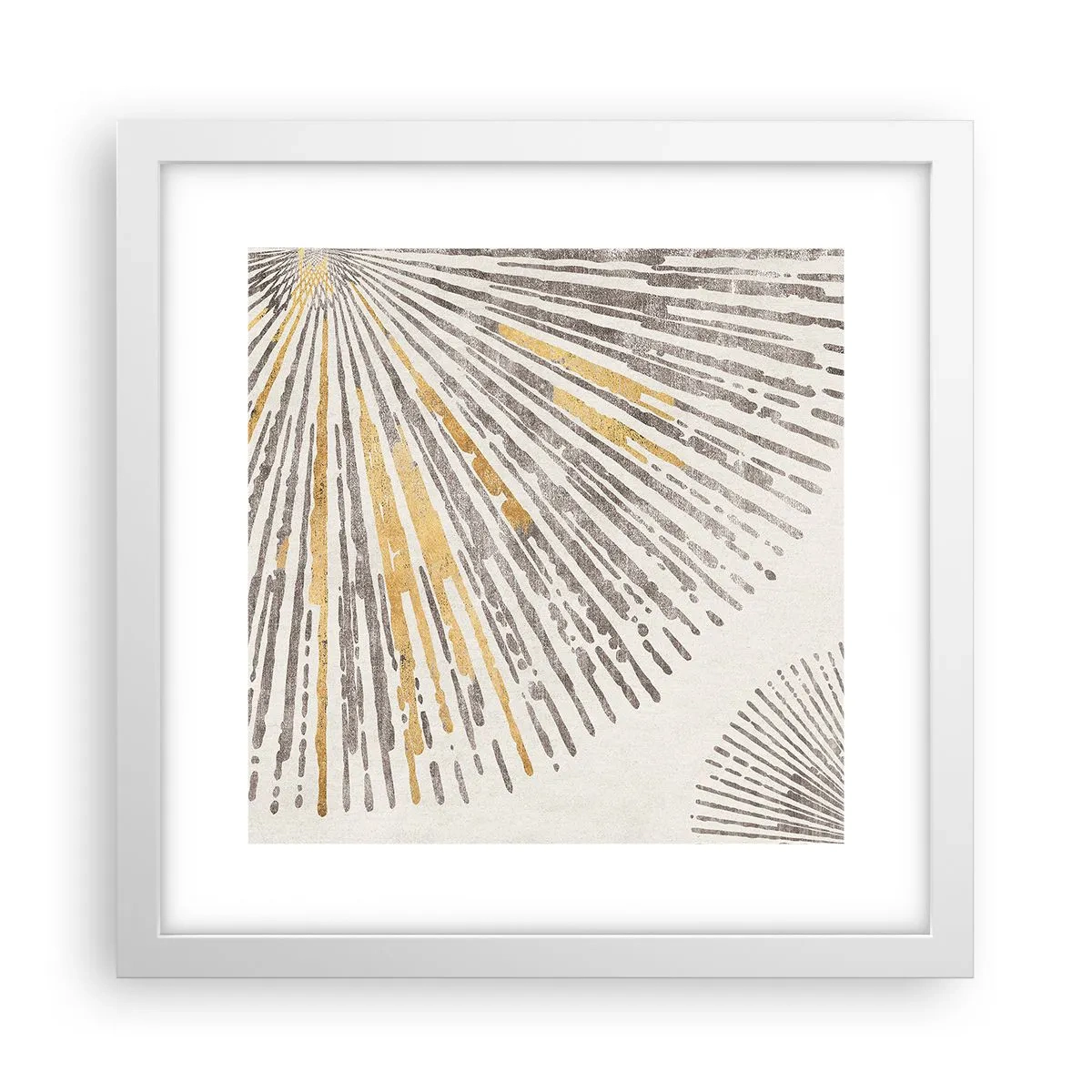 Pôster em moldura branca - A beleza do raio - 30x30 cm