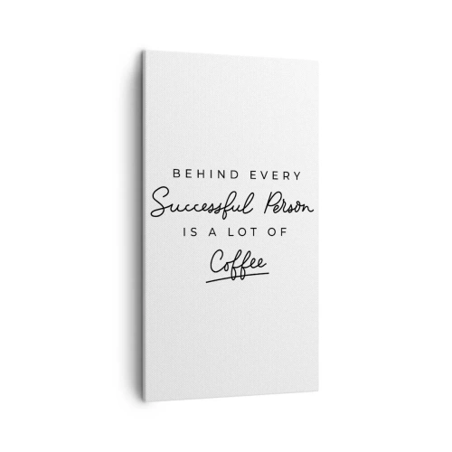 Quadro em tela - O segredo do sucesso - 45x80 cm