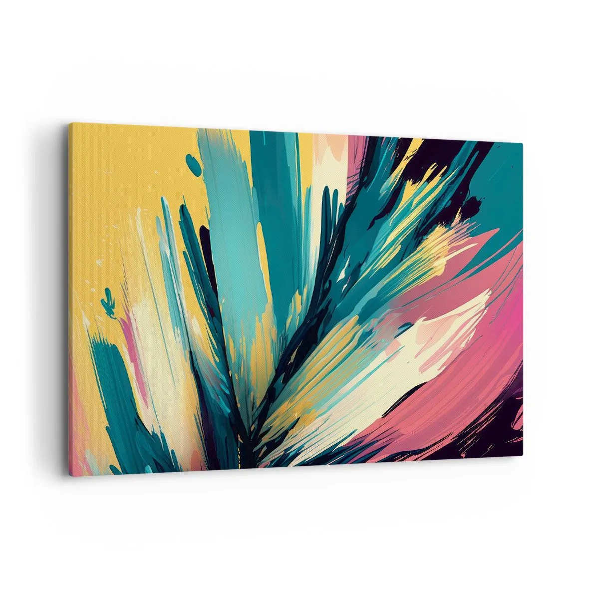 Quadro em tela - Composição – uma explosão de alegria - 100x70 cm