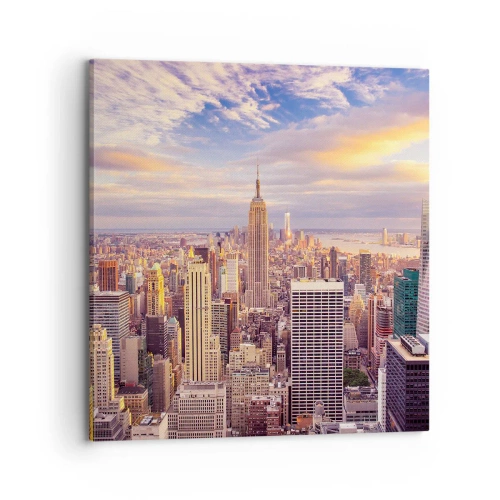 Quadro em tela - Alcançar as nuvens - 70x70 cm