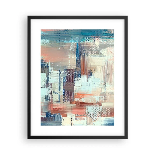 Pôster com moldura preta - Alcance a luz - 40x50 cm
