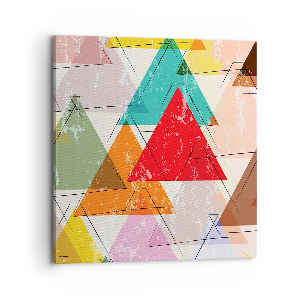 Quadro em tela - Três por três - 70x70 cm