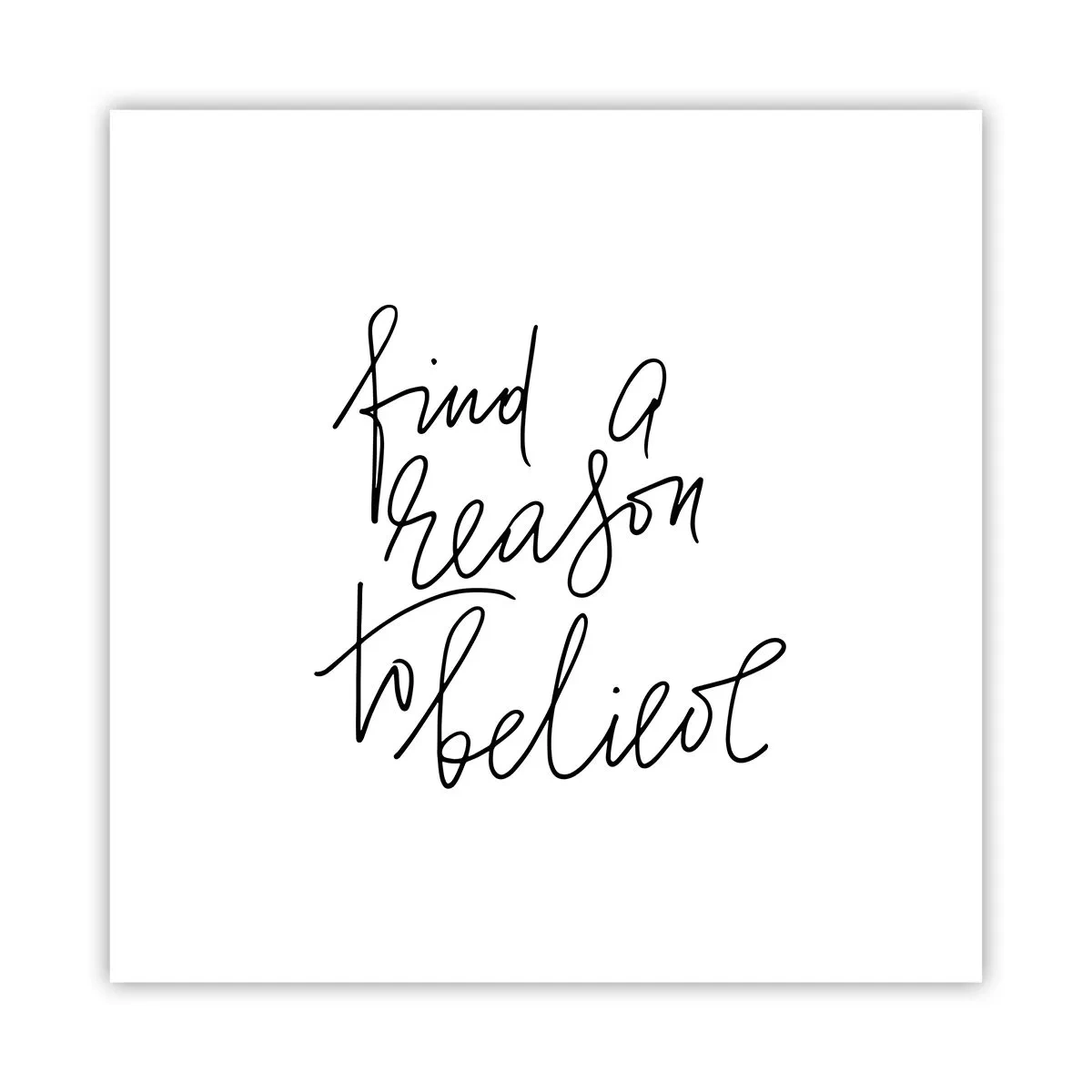 Pôster - É possível - 30x30 cm