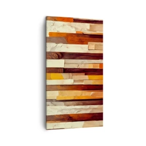 Quadro em tela - Hino das árvores da floresta - 45x80 cm