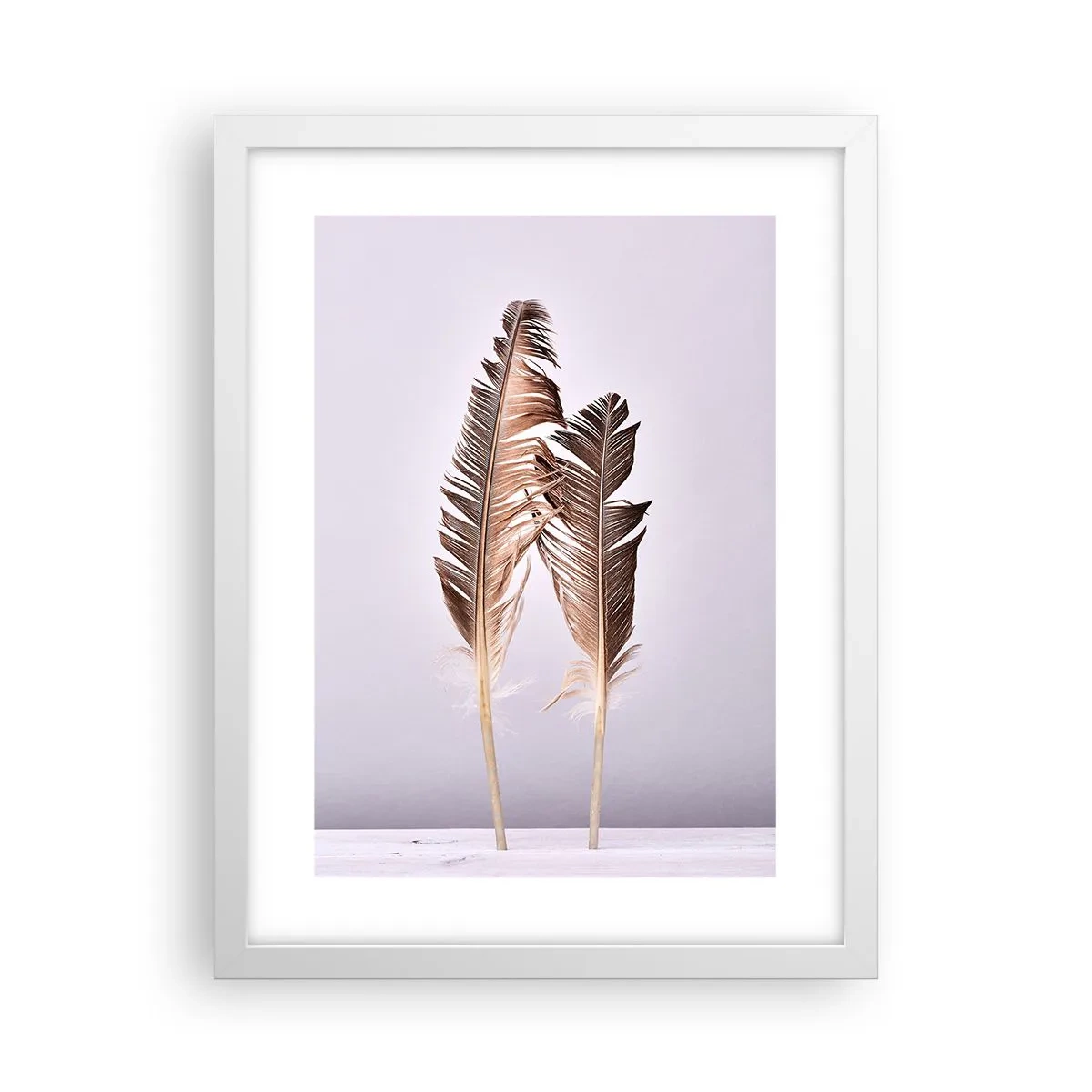 Pôster em moldura branca - Contra o nada - 30x40 cm