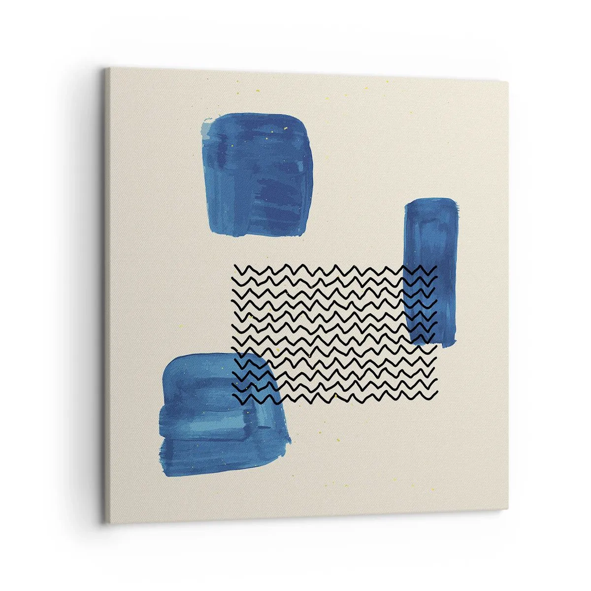 Quadro em tela - Quarteto abstrato - 50x50 cm