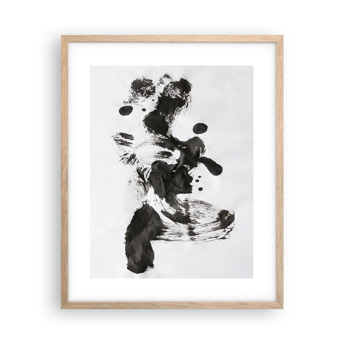 Pôster com moldura de carvalho claro - Existe um método para a loucura? - 40x50 cm