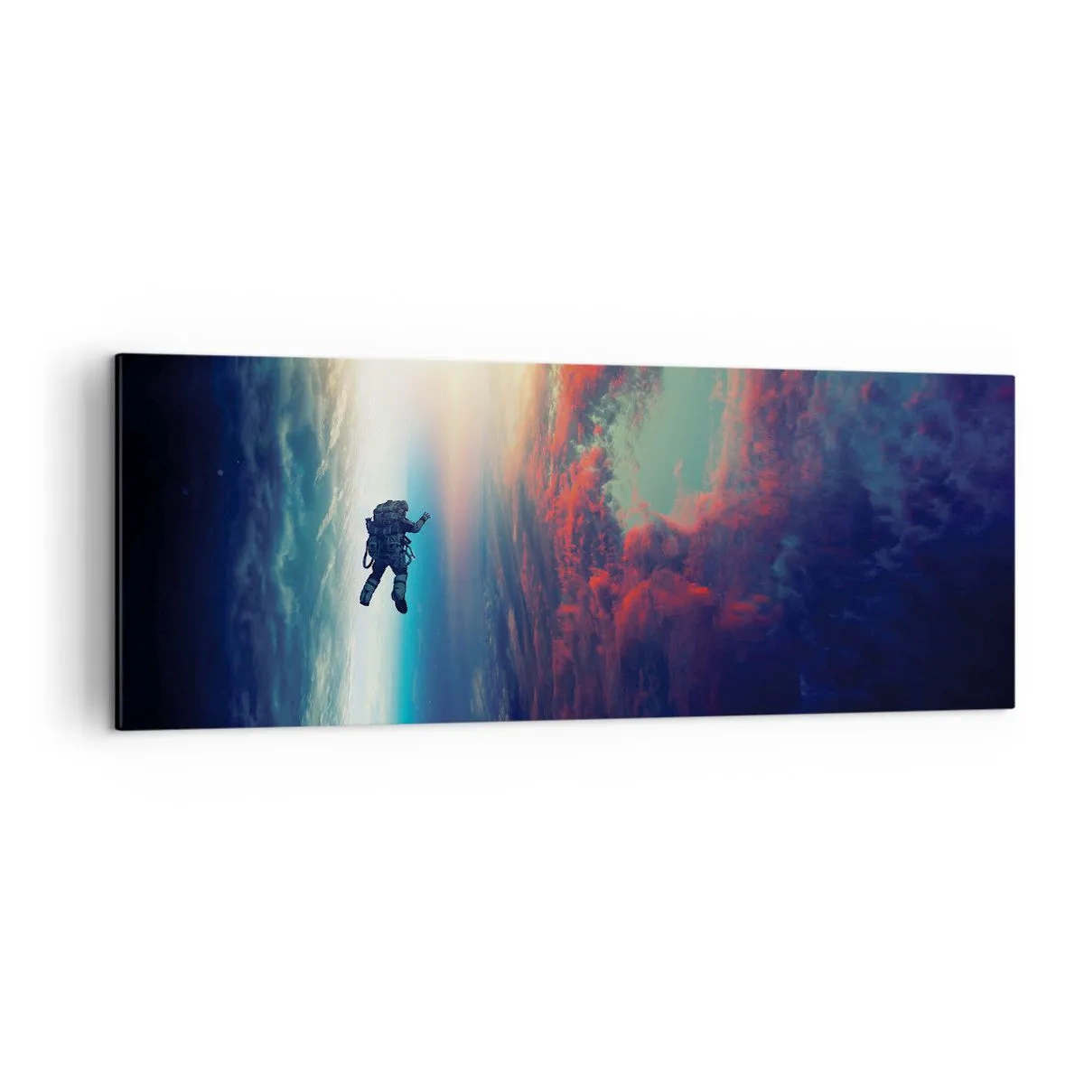 Quadro em tela - Enfrentando o universo - 140x50 cm