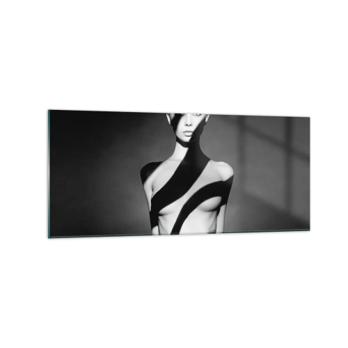 Quadro em vidro - No brilho e na sombra - 120x50 cm