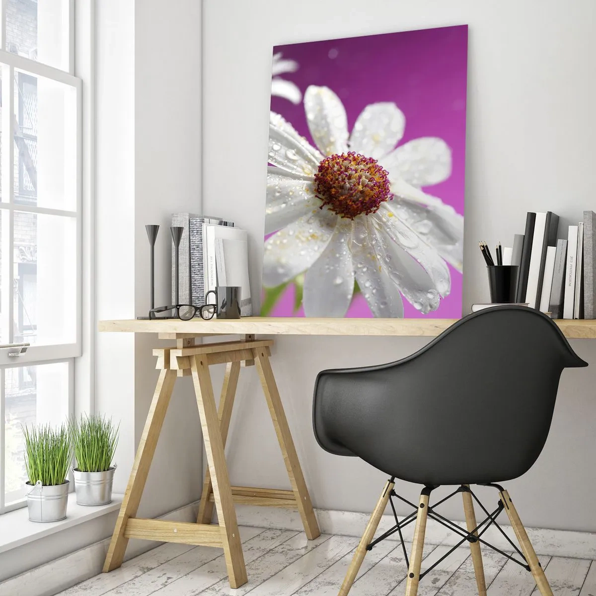 Quadro em vidro - Modesto em sua beleza - 70x100 cm