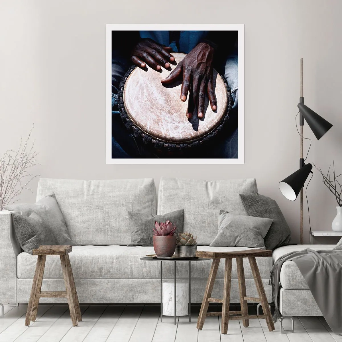 Pôster - Viva no seu próprio ritmo - 60x60 cm