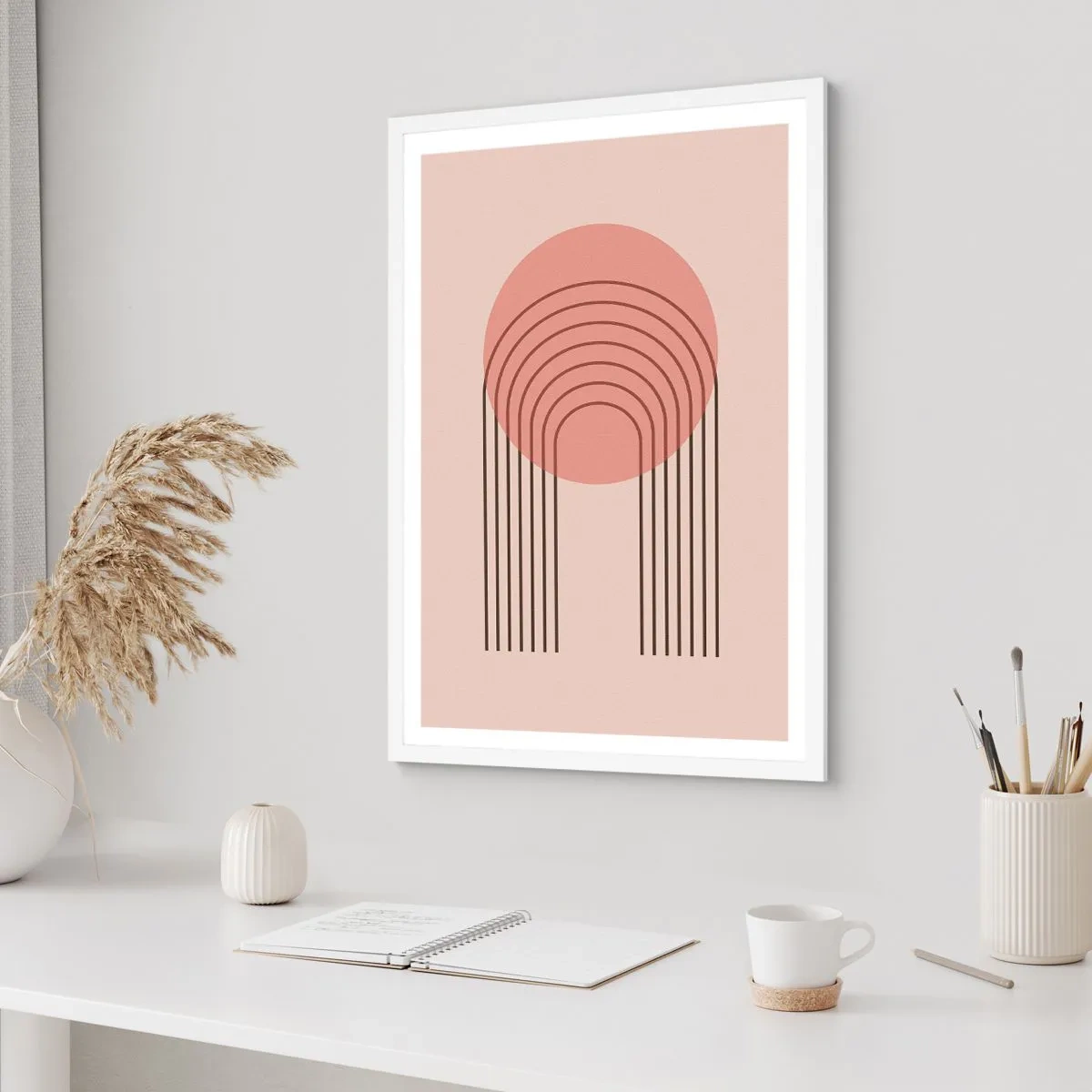 Pôster em moldura branca - Atração irresistível - 61x91 cm