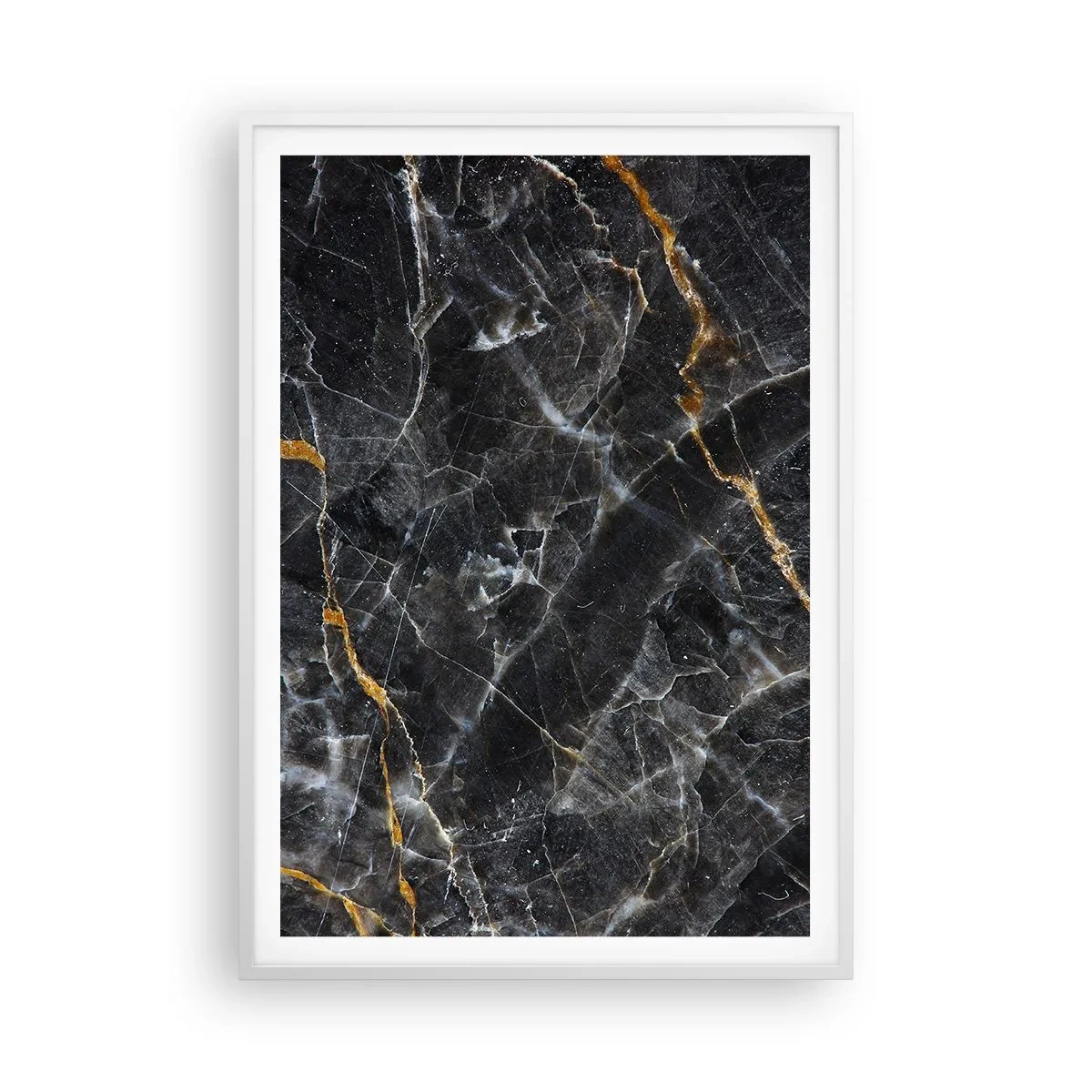 Pôster em moldura branca - A vida interior da pedra - 70x100 cm