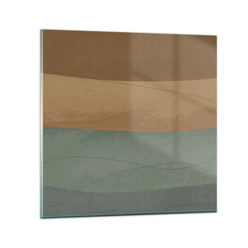 Quadro em vidro - Composição horizontal - 30x30 cm