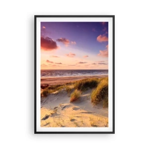 Pôster com moldura preta - Ar com cheiro de verão - 61x91 cm