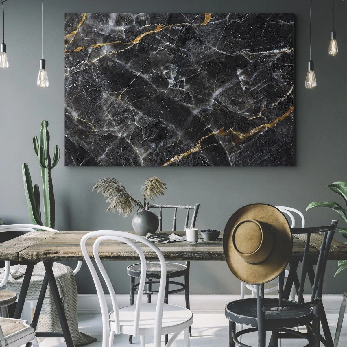 Quadro em tela - A vida interior da pedra - 120x80 cm