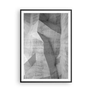 Pôster com moldura preta - Um verdadeiro desafio - 70x100 cm