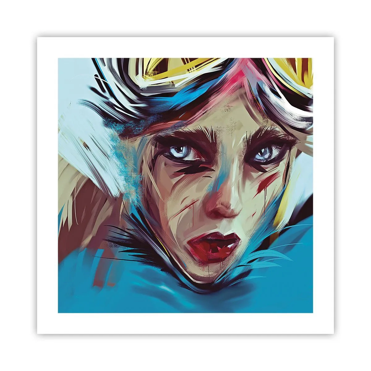 Pôster - A guerreira das estradas - 50x50 cm
