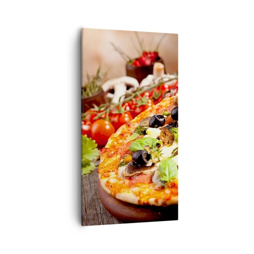 Quadro em tela - Ingredientes telúricos - 55x100 cm