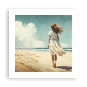 Pôster - Para encontrar o sol e o vento - 40x40 cm