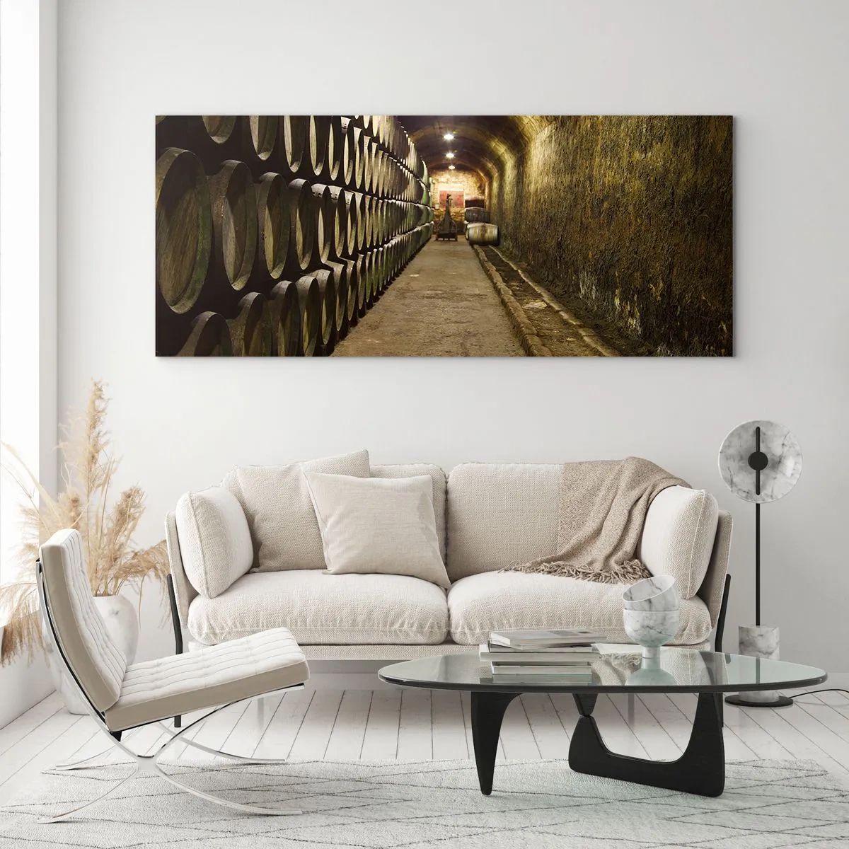 Quadro em vidro - É bom deitar-se - 90x30 cm