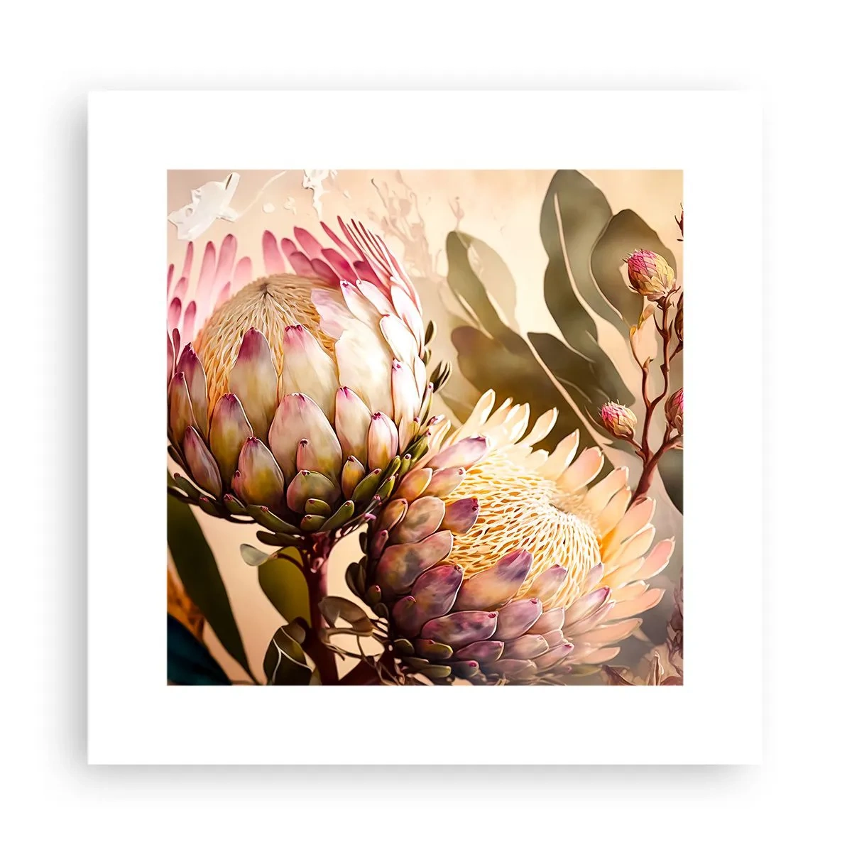 Pôster - Abraçado com ternura - 30x30 cm