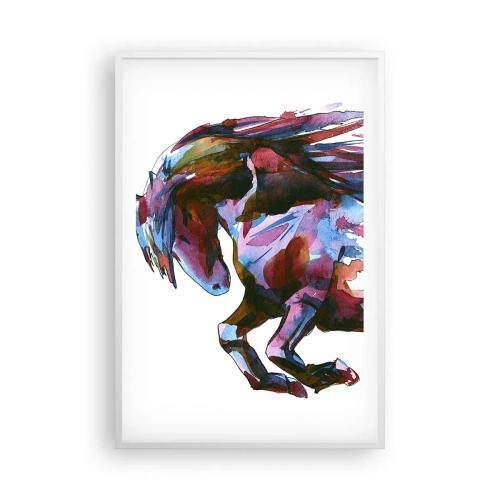 Pôster em moldura branca - Em êxtase - 61x91 cm