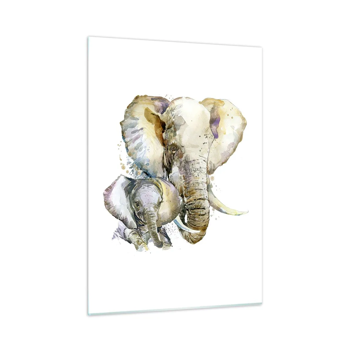 Quadro em vidro - Nada melhor do que amor de mãe - 50x70 cm