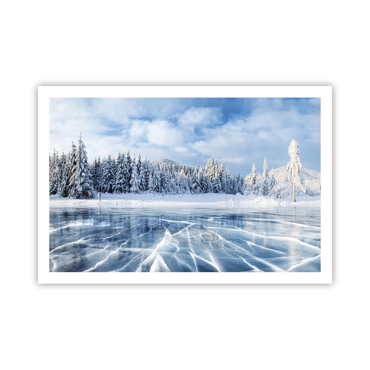 Pôster - Vista deslumbrante e cristalina - 91x61 cm