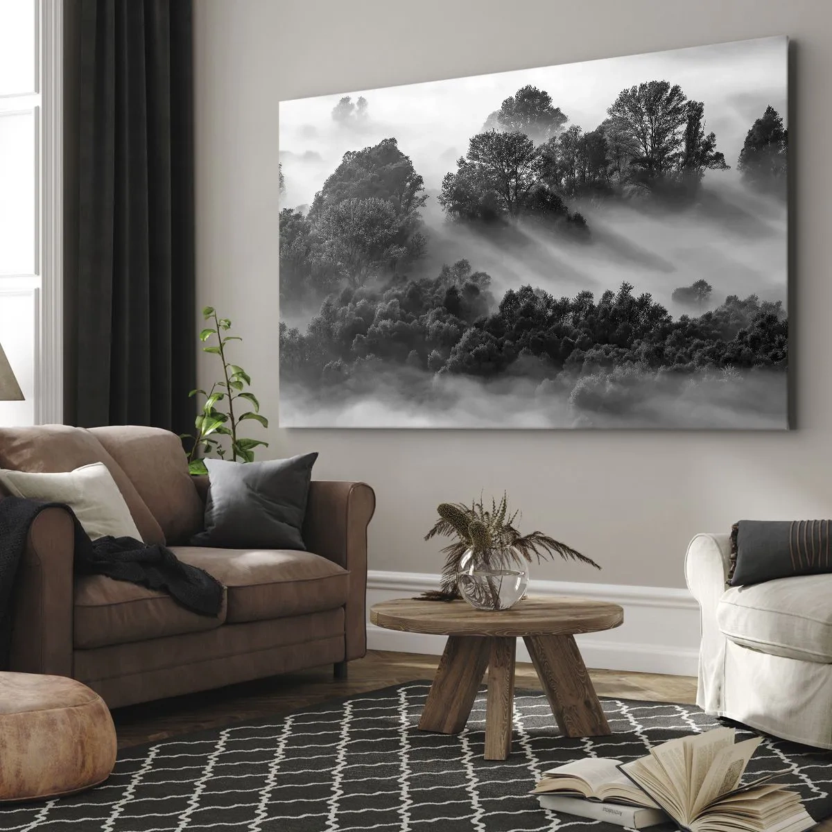 Quadro em tela - Levantar-se do sono - 100x70 cm