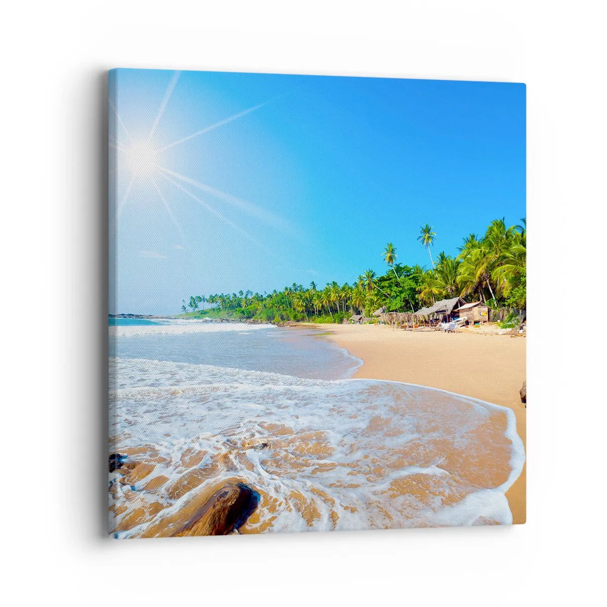 Quadro em tela - Um lugar exótico para si - 40x40 cm