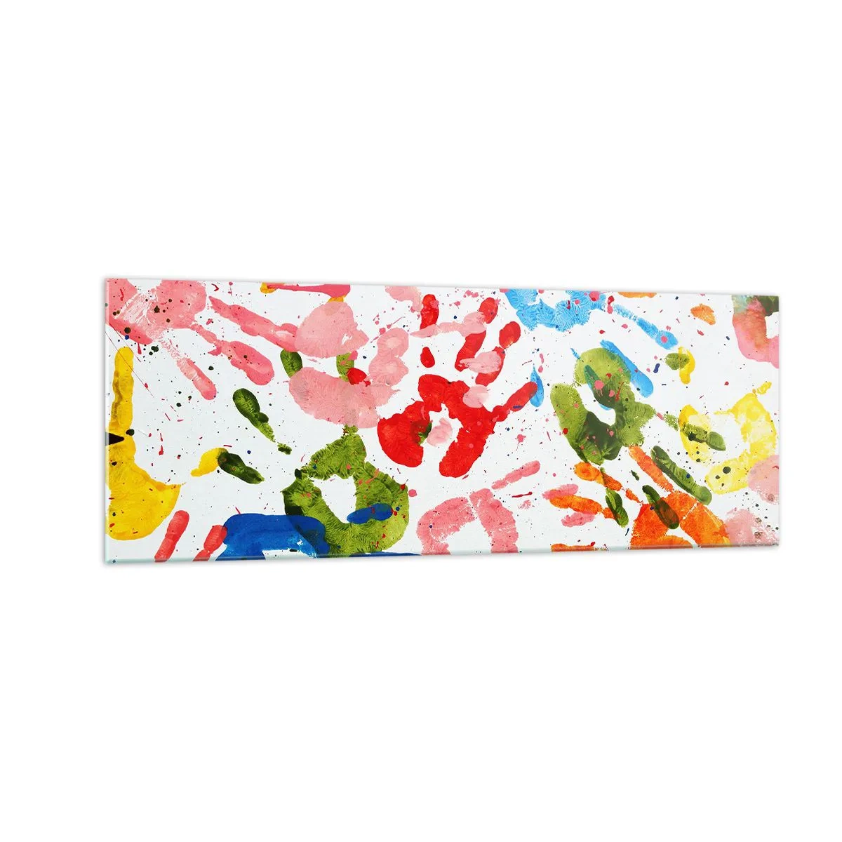 Quadro em vidro - Siga os passos - 140x50 cm