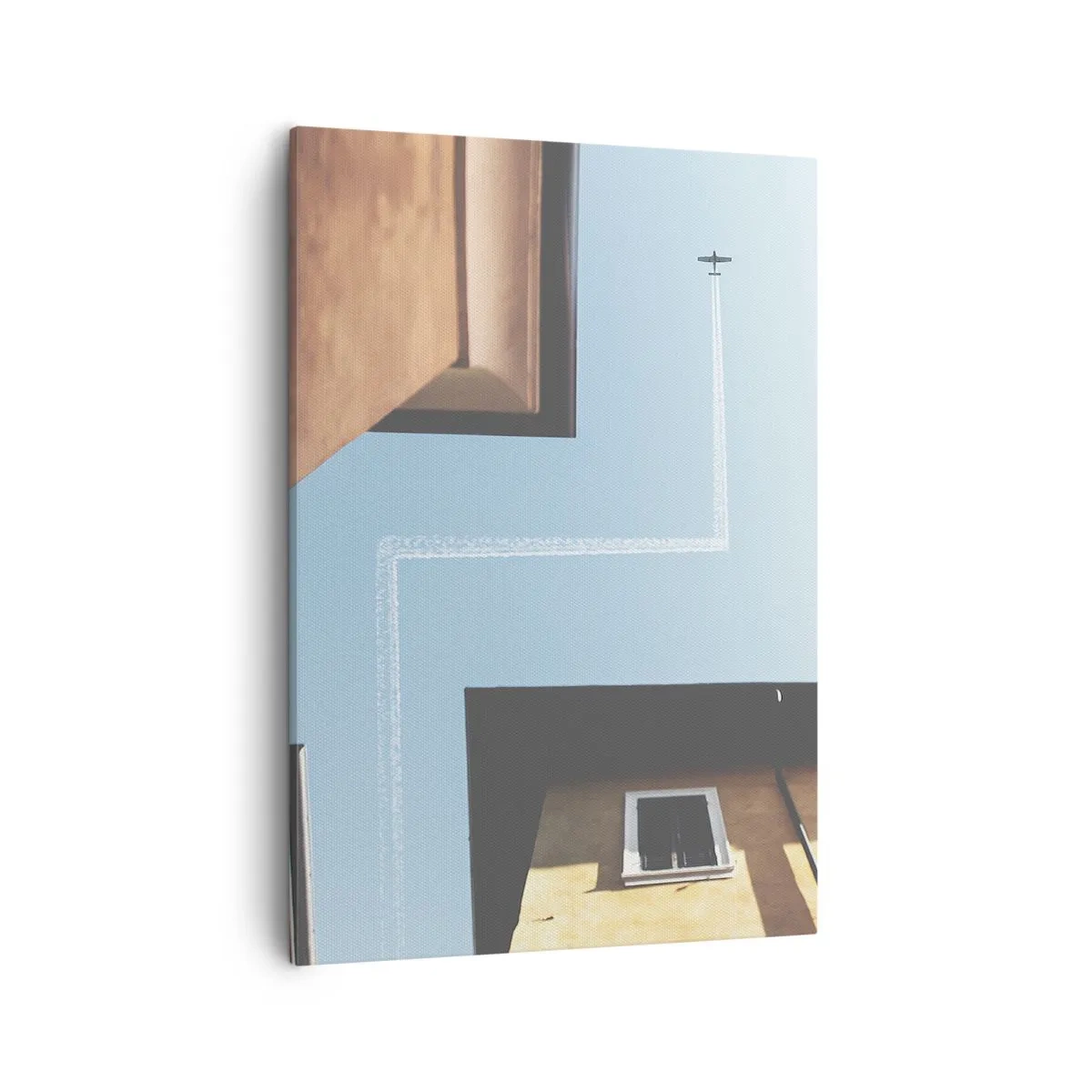 Quadro em tela - Acima do labirinto da cidade - 50x70 cm