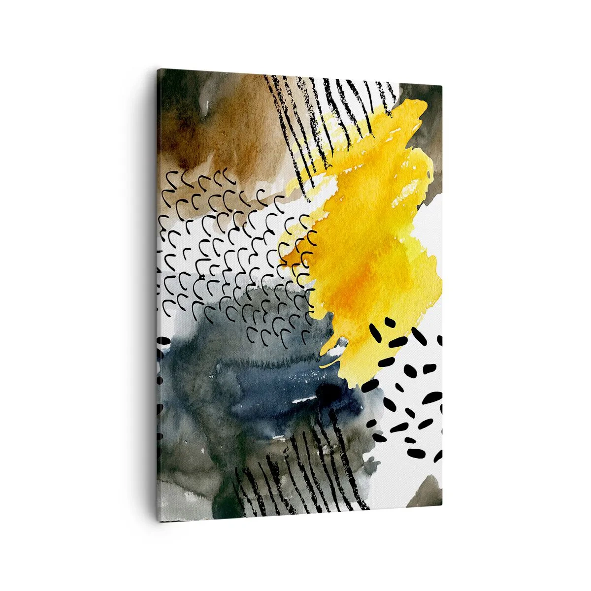Quadro em tela - Reunião dos elementos da natureza - 50x70 cm