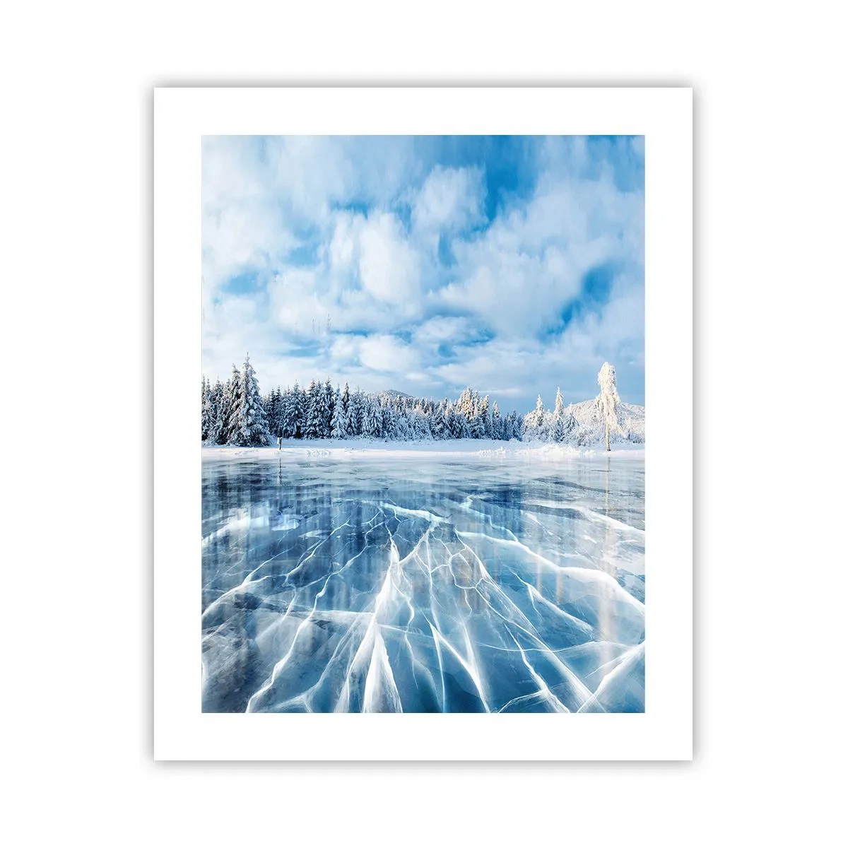 Pôster - Vista deslumbrante e cristalina - 40x50 cm